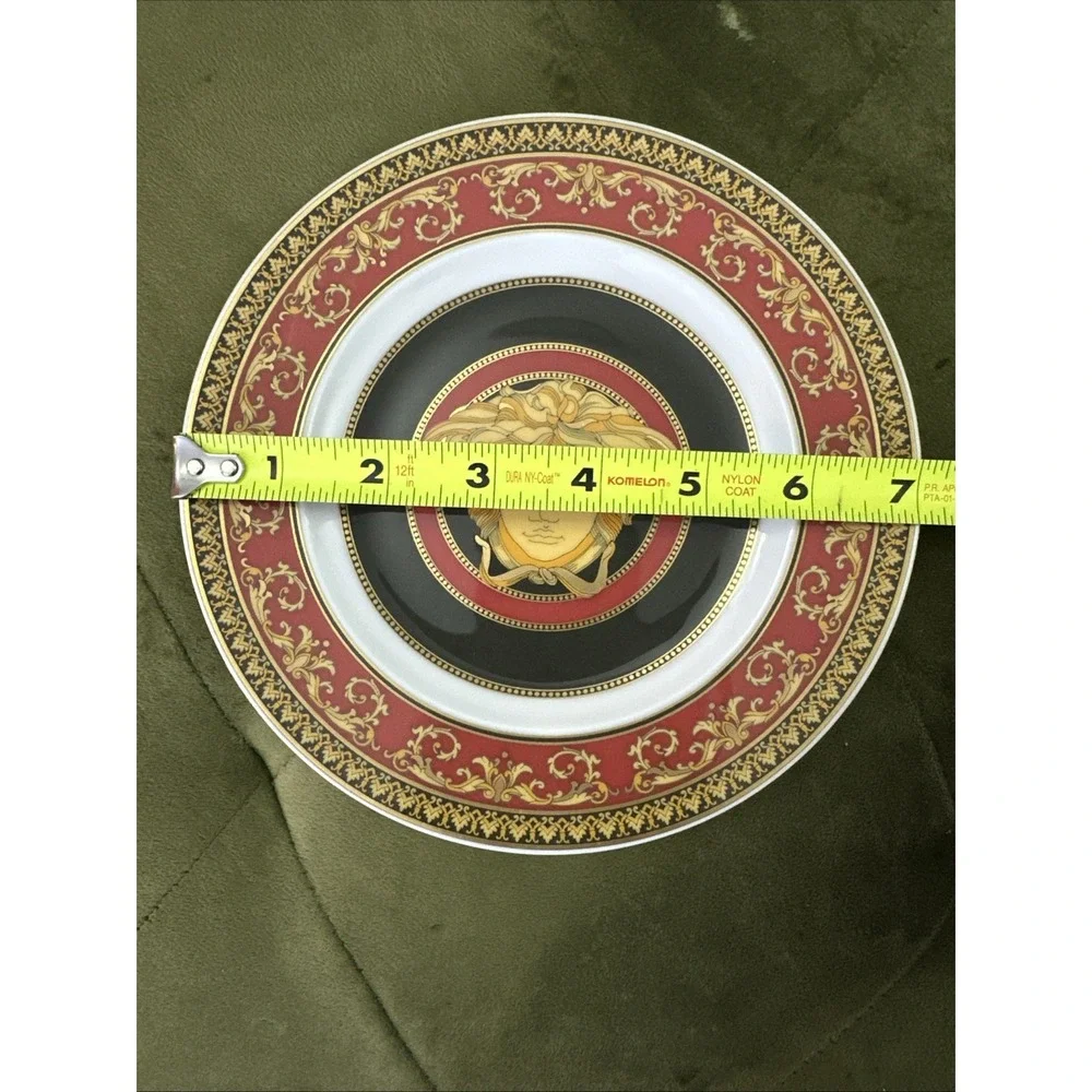 Versace Medusa‎ Bread and Butter plate 7inch w/ Gold Rosenthal Germany
